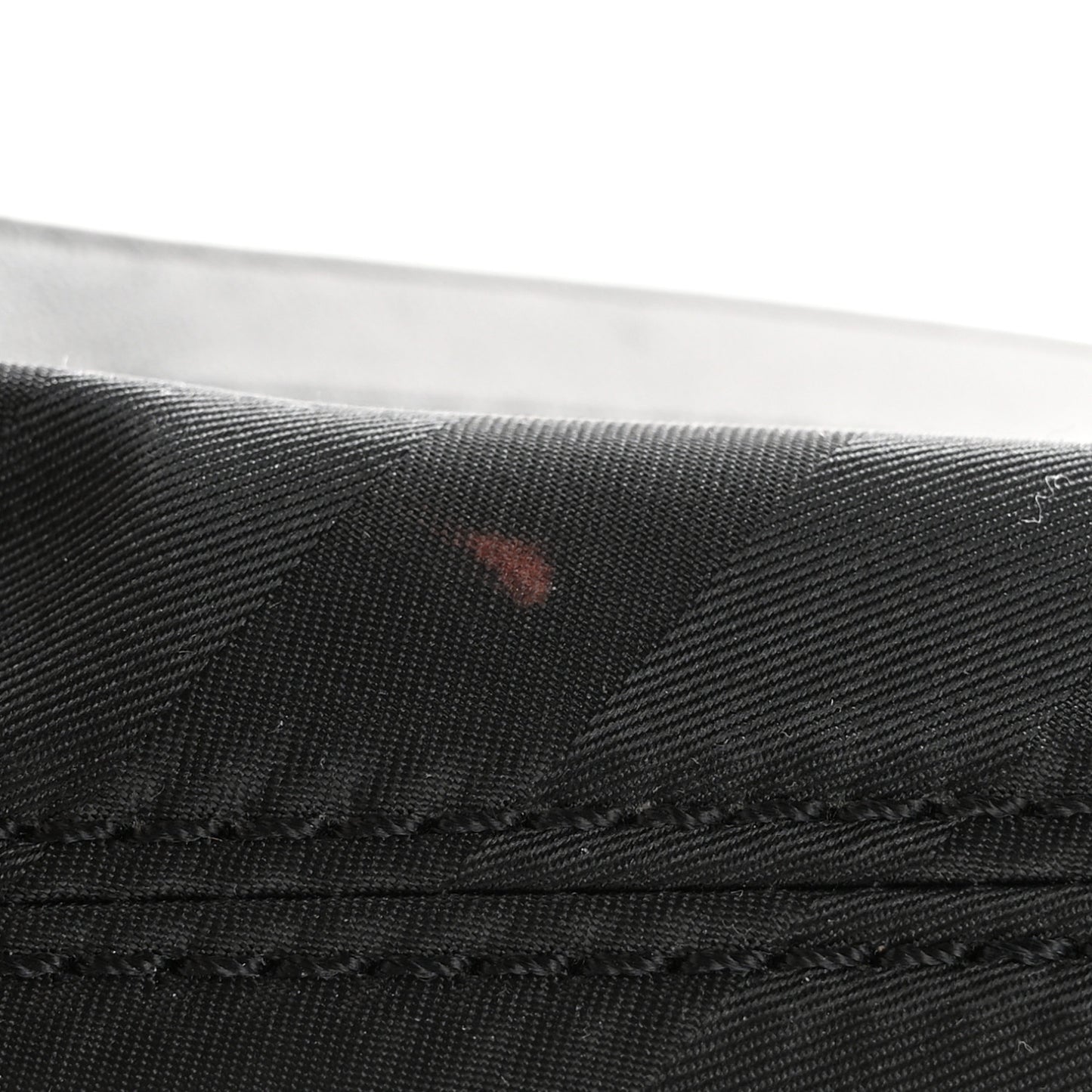 Nylon Check Pouch Black