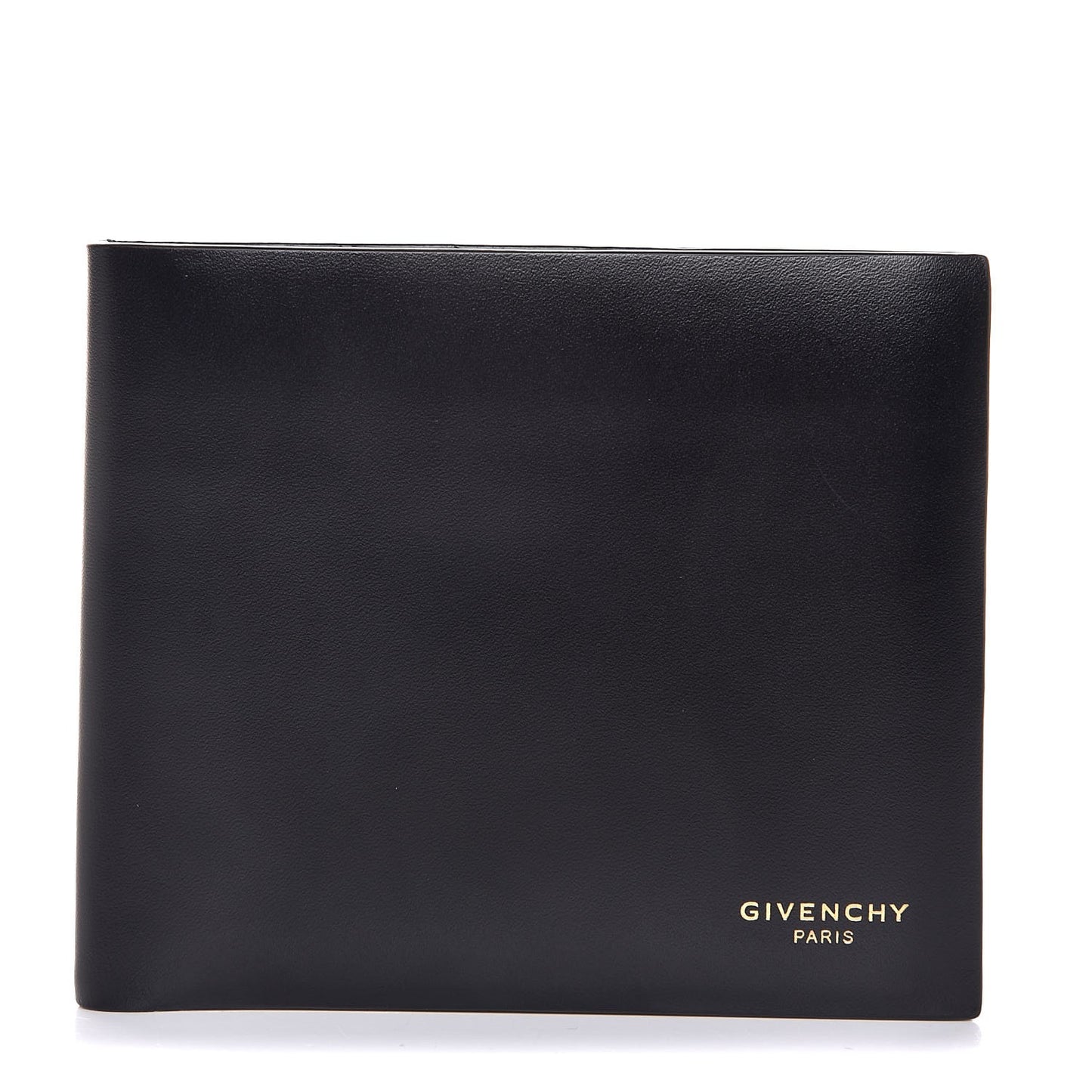 Calfskin Carpet Print Bi-Fold Wallet Black