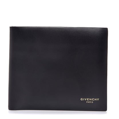 Givenchy Calfskin Carpet Print Bi-Fold Wallet Black 1 of 9