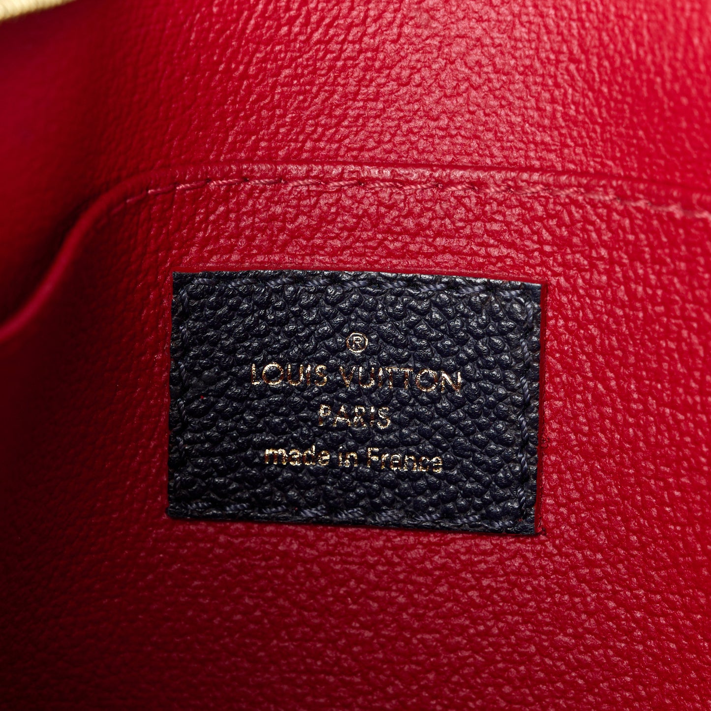 Empreinte Monogram Toiletry Pouch 26 Marine Rouge