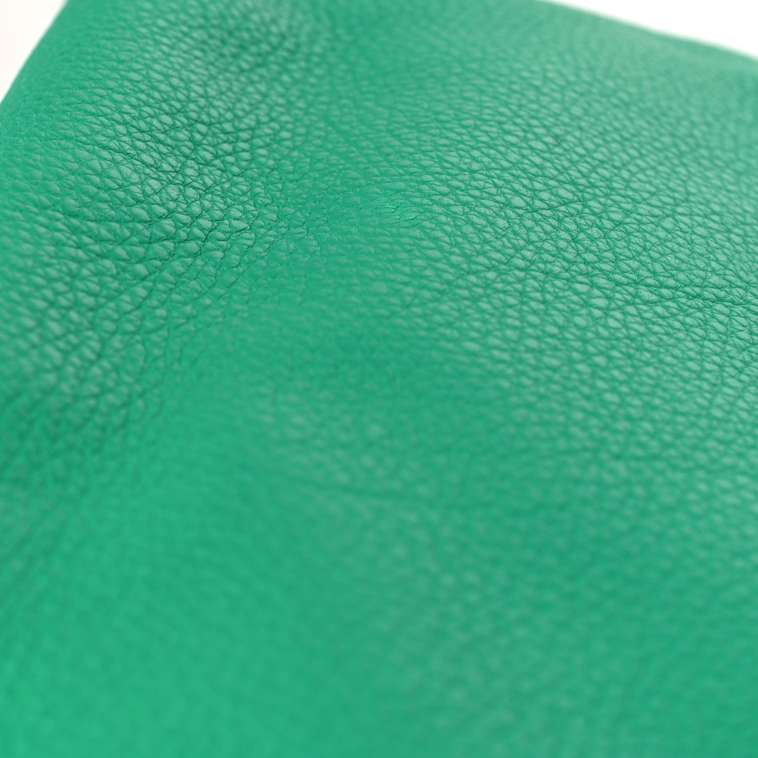 Hermes Taurillon Clemence Double Sens 45 Reversible Tote Menthe Bleu Thalassa 13 of 13