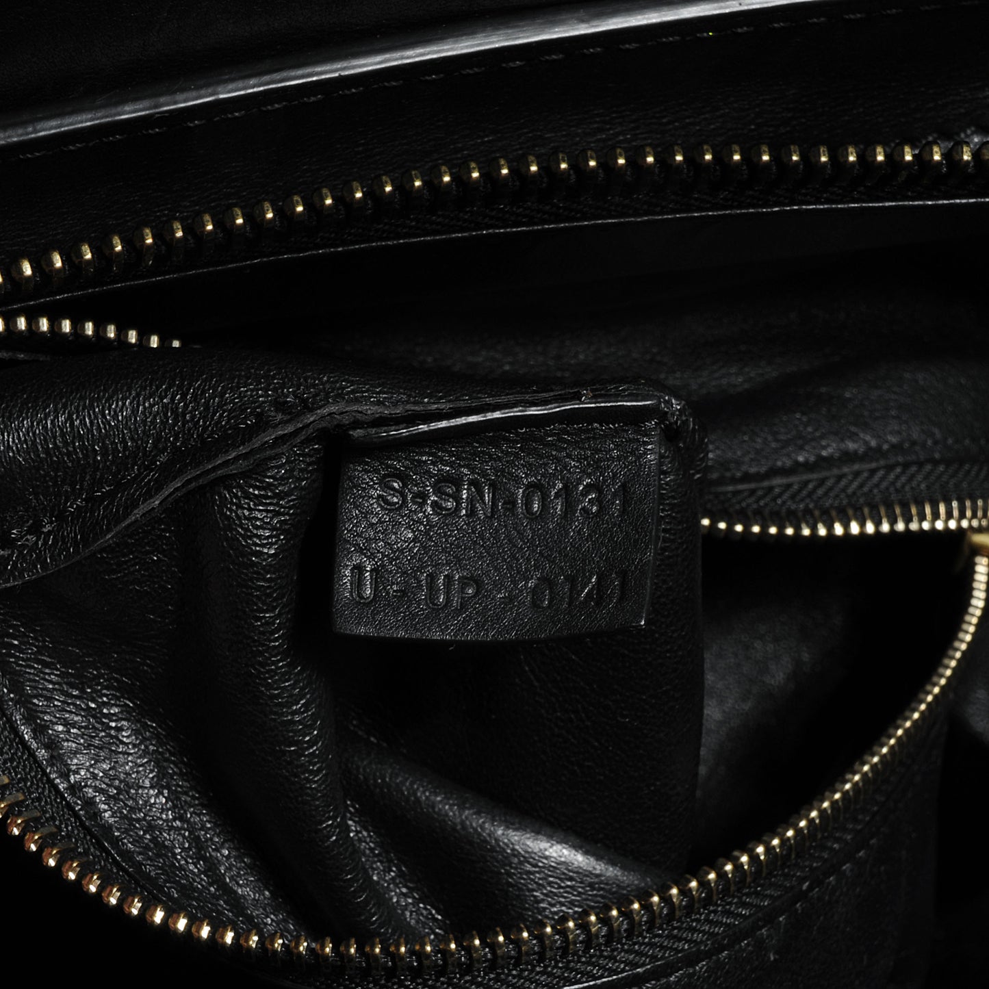 Smooth Calfskin Mini Luggage Black