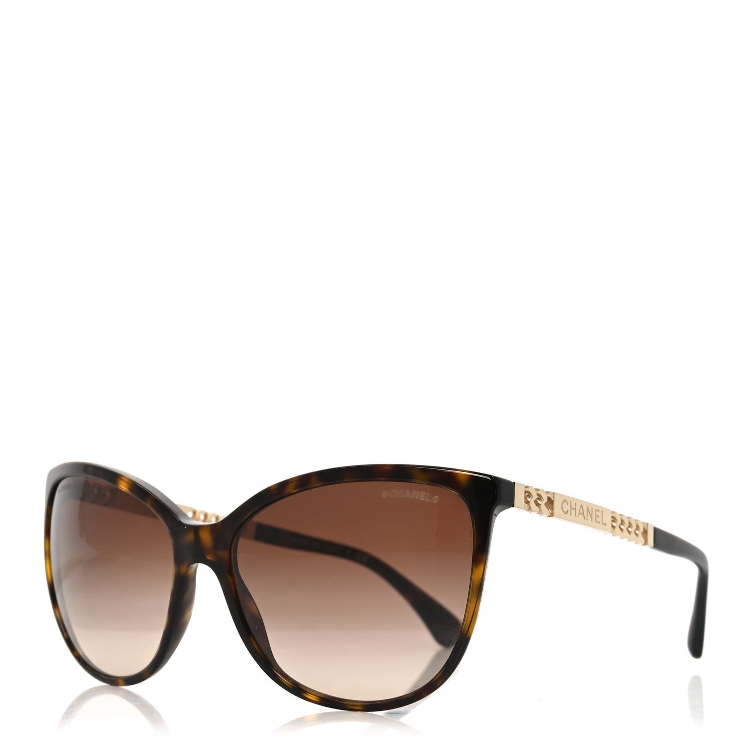 Chanel Chain Sunglasses 5352 Dark Tortoise 1 of 7