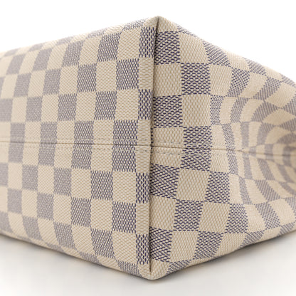 Louis Vuitton Damier Azur Graceful MM Rose Ballerine 9 of 10