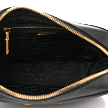 Prada Vitello Phenix Camera Bag Black 5 of 10