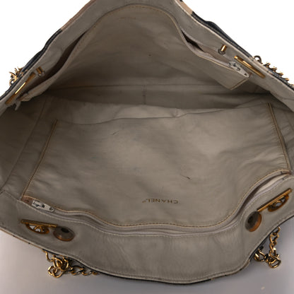 Chanel Canvas Print Tote Black Multi 4 of 13