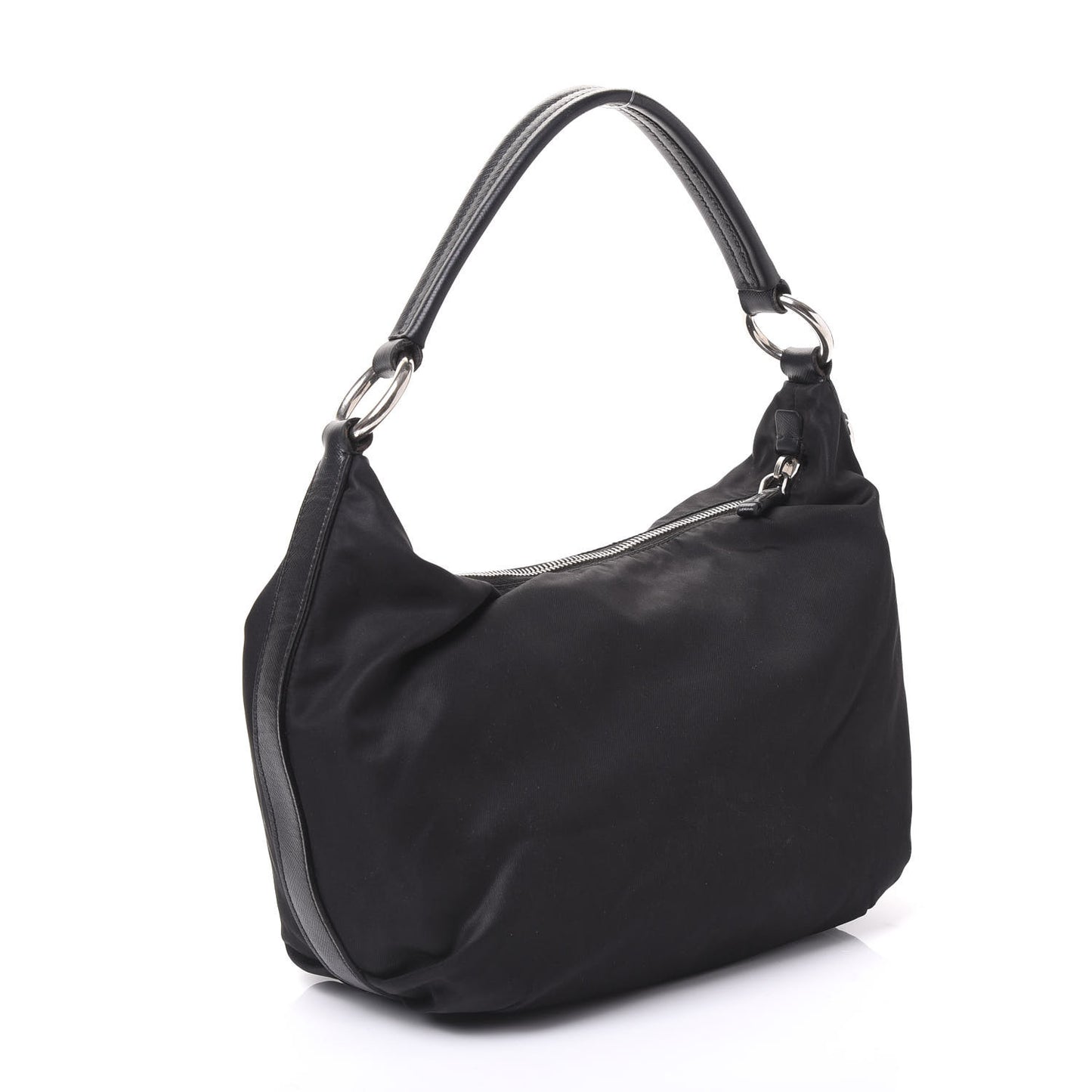 Tessuto Nylon Sport Shoulder Bag Black
