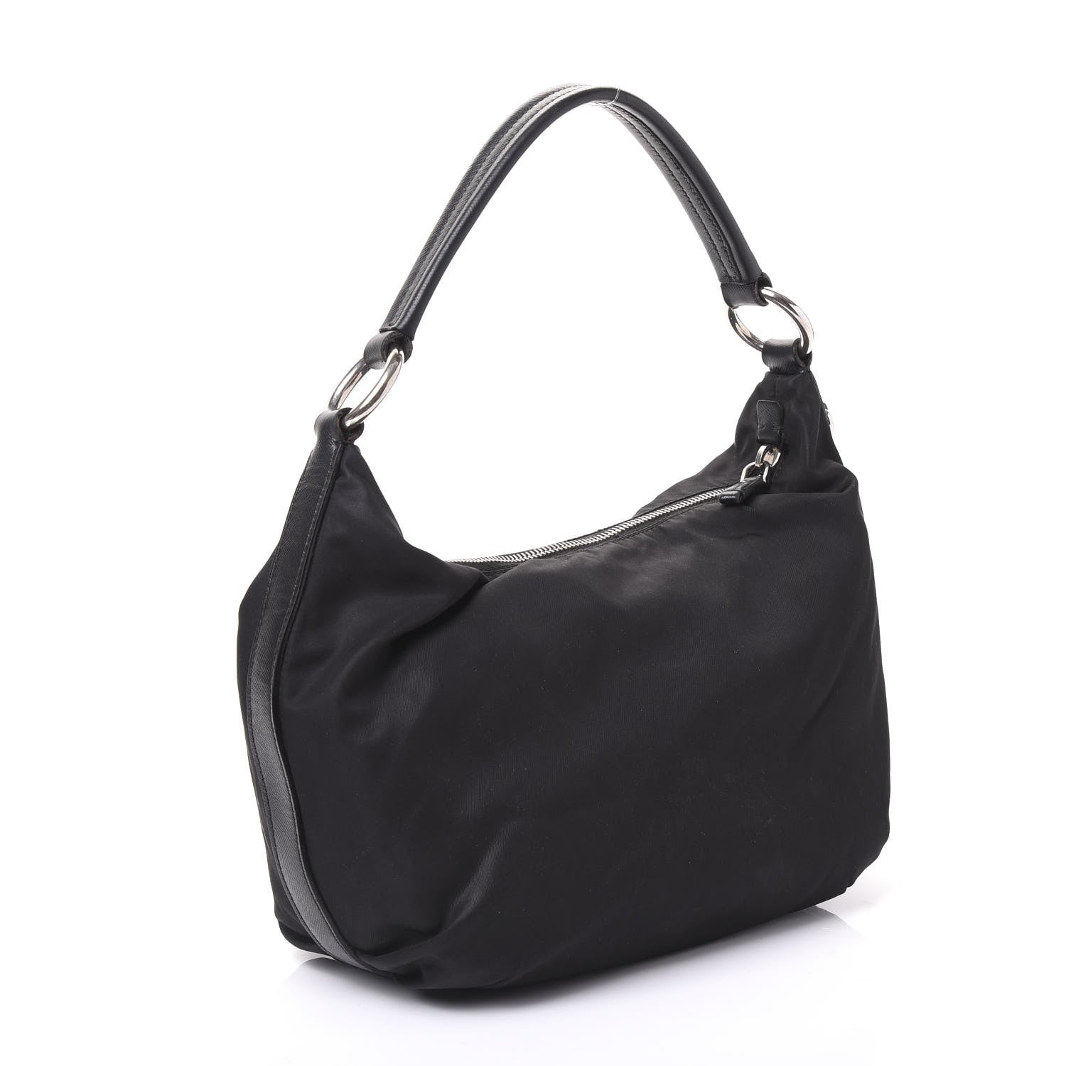 Prada Tessuto Nylon Sport Shoulder Bag Black 2 of 12