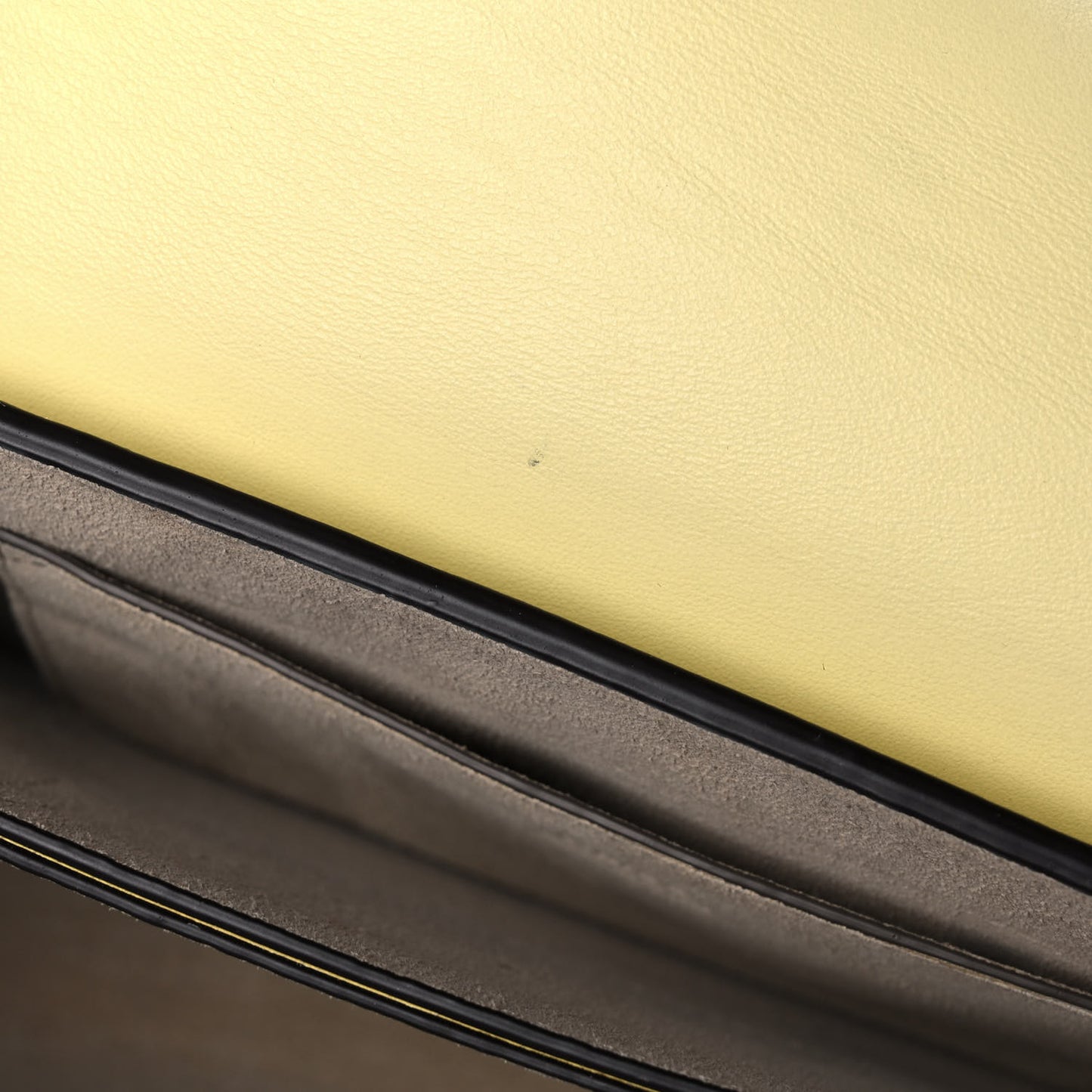 Suede Calfskin Small Faye Shoulder Bag Lemonade