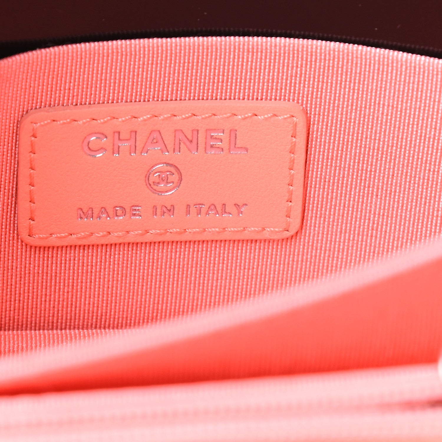 Chanel Caviar Quilted Mini Wallet On Chain WOC Coral 6 of 9