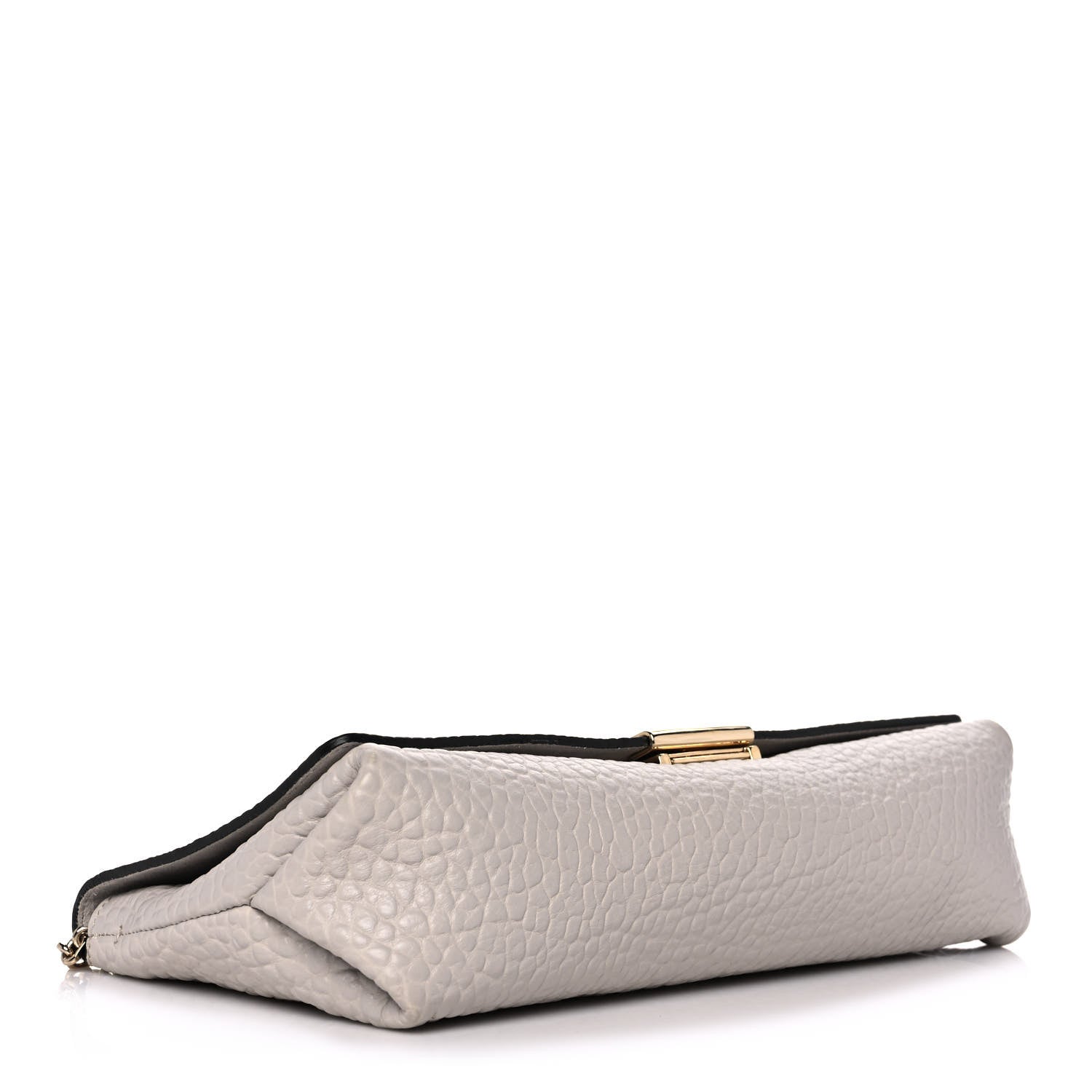 Burberry Signature Grain Medium Mildenhall Crossbody Bag Stone White 3 of 11