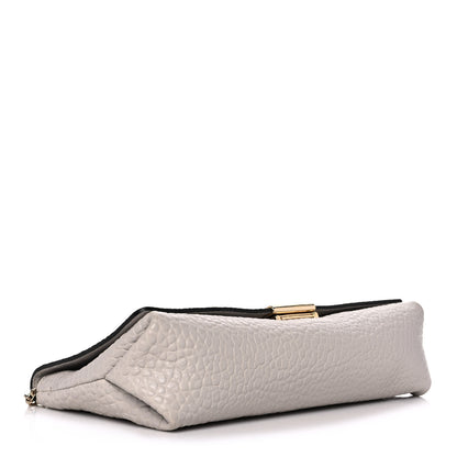 Burberry Signature Grain Medium Mildenhall Crossbody Bag Stone White 3 of 11