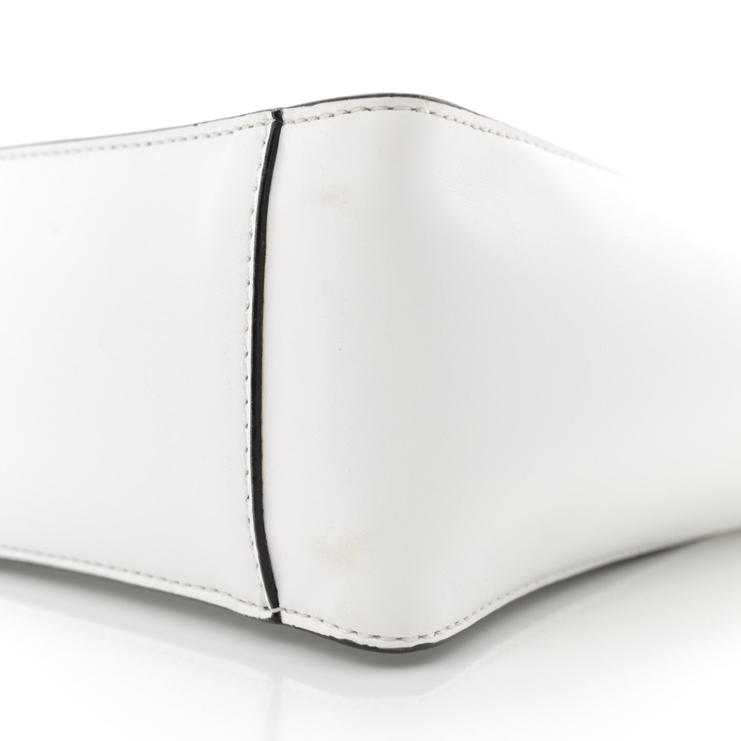 Eco Alter Nappa Logo Mini Crossbody White