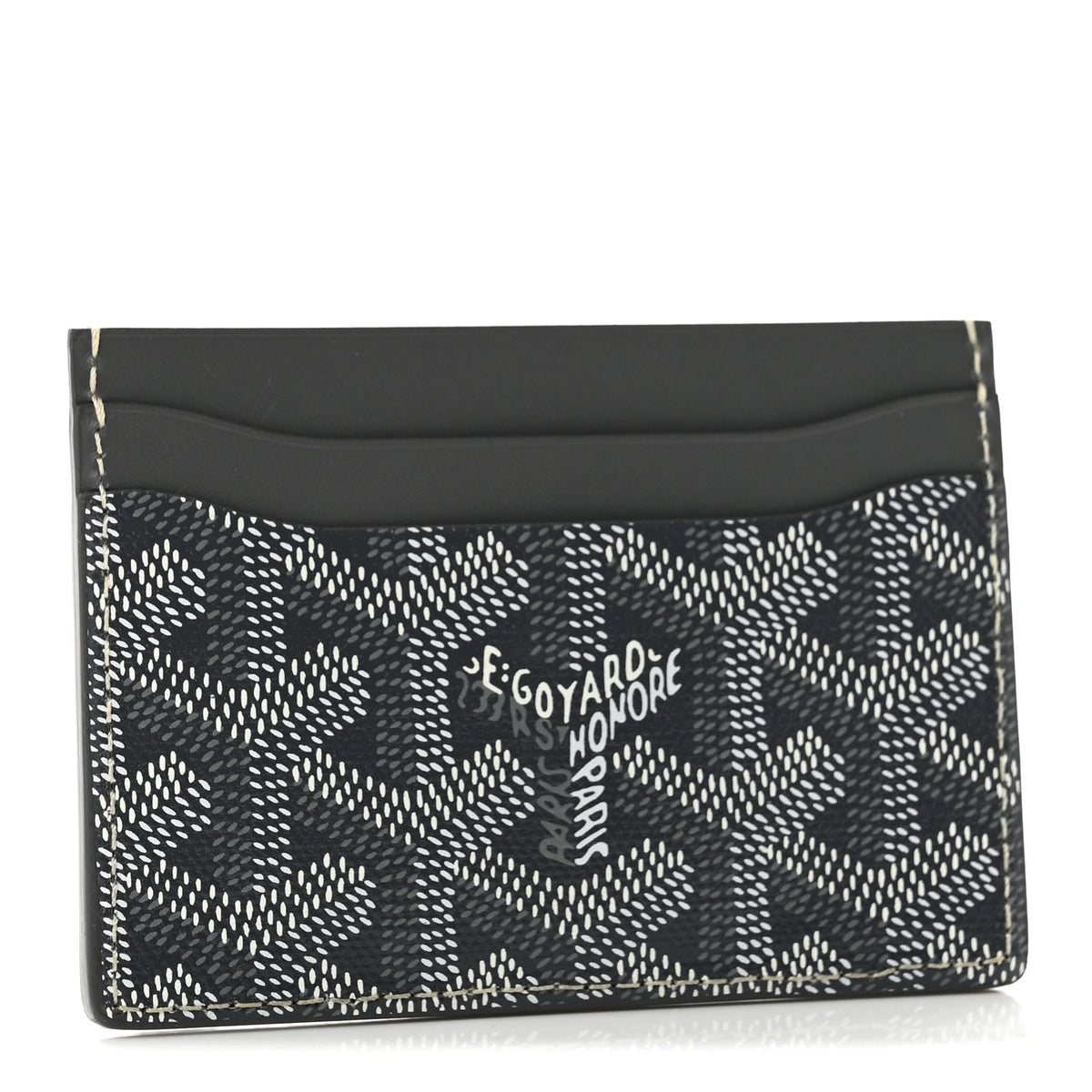 Goyardine Saint Sulpice Card Holder Grey