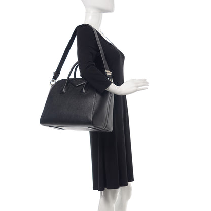 Givenchy Sugar Goatskin Medium Antigona Black 2 of 9