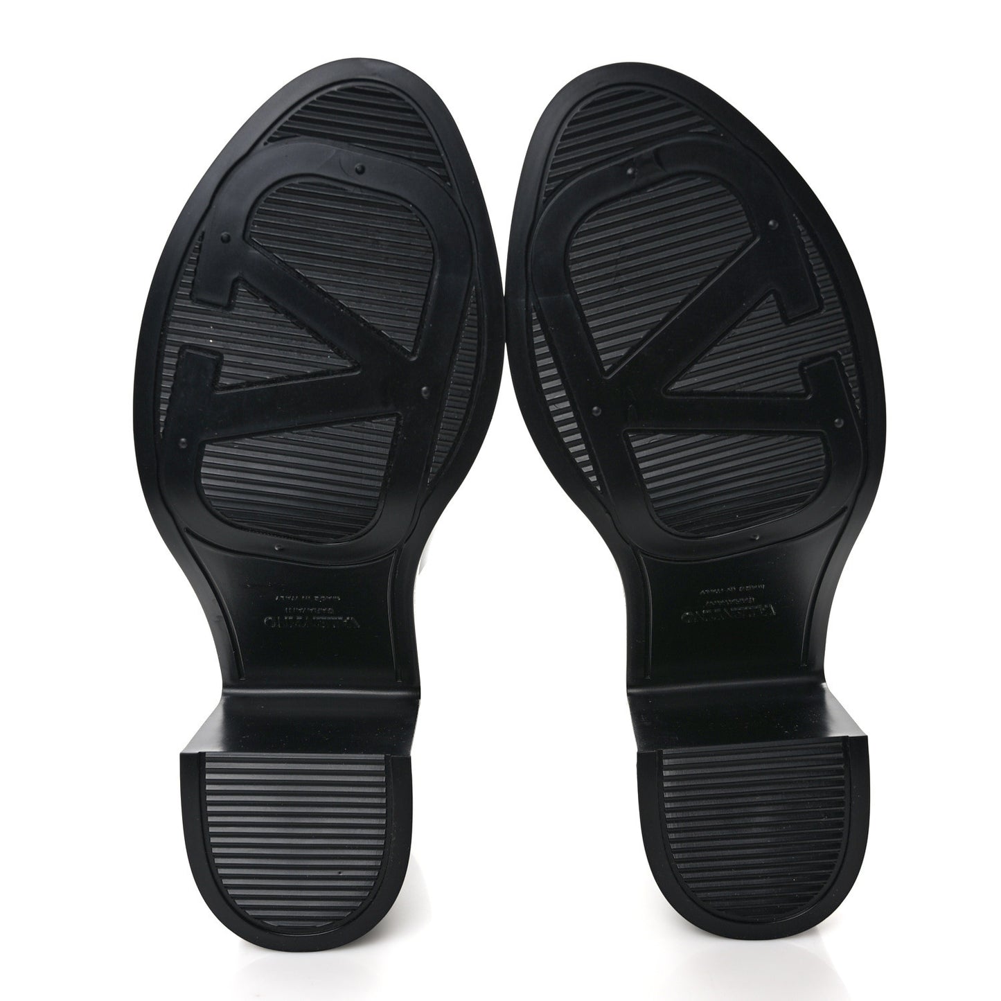 Rubber VLogo PM Platform Slide Sandals 40 Black