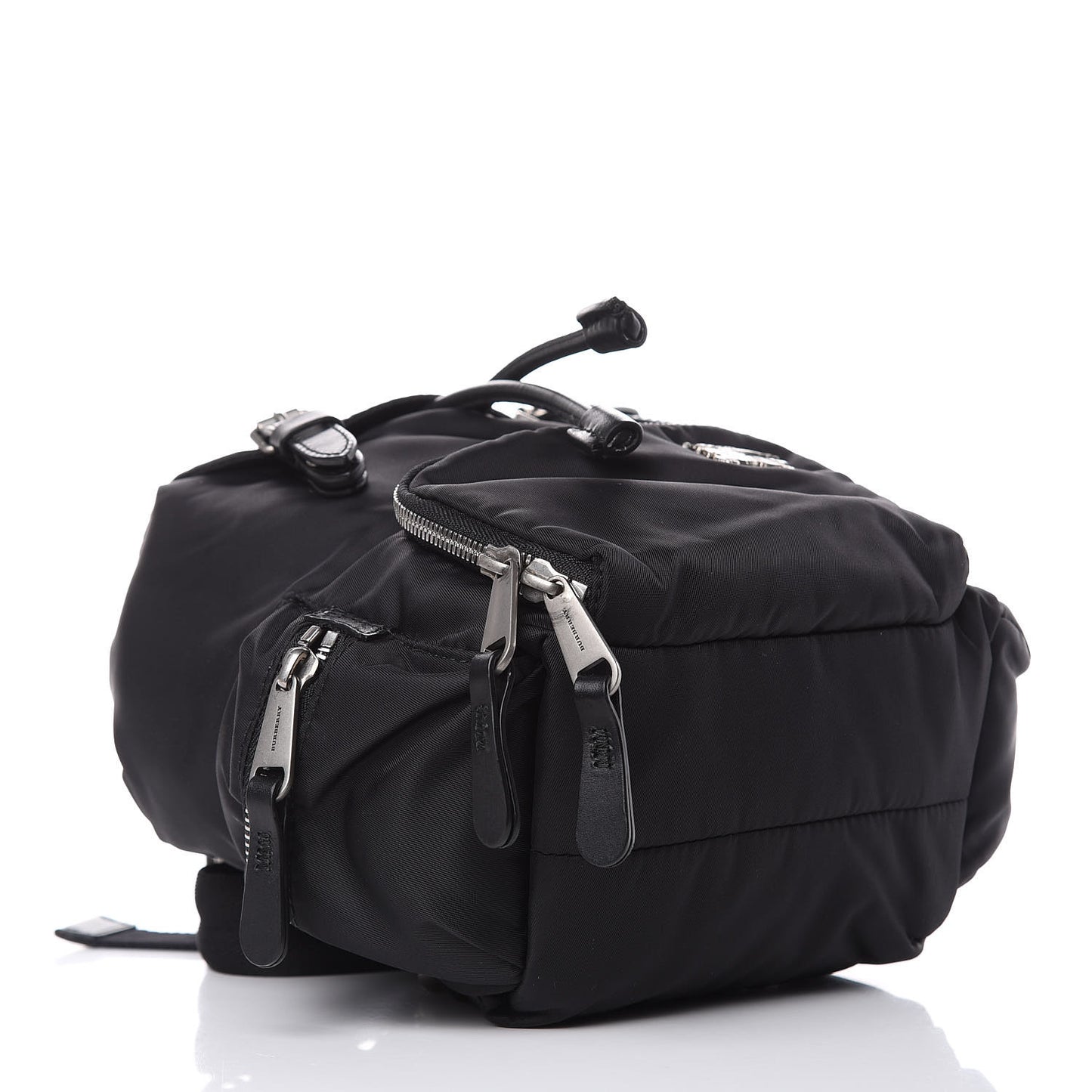 Nylon Small Rucksack Backpack Black