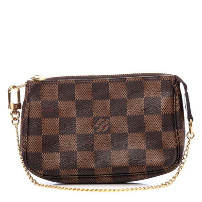 Louis Vuitton Damier Ebene Mini Pochette Accessories 1 of 7