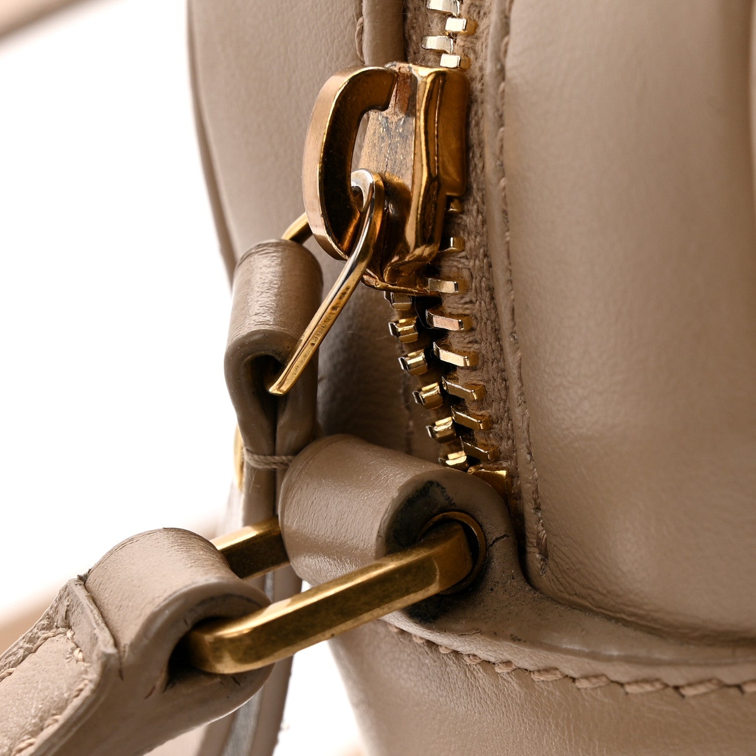 Saint Laurent Calfskin Matelasse Monogram Lou Camera Bag Nude Powder 12 of 16