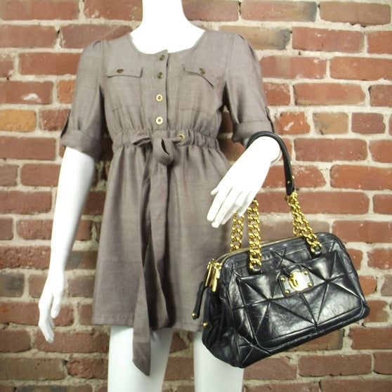 Marc Jacobs Leather Patchwork Ines Tote Black 2 of 9
