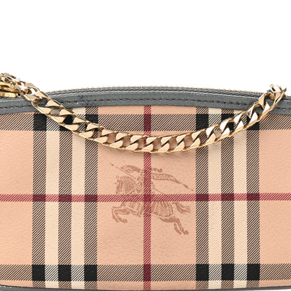 Burberry Haymarket Check Clara Pochette Grey 8 of 11