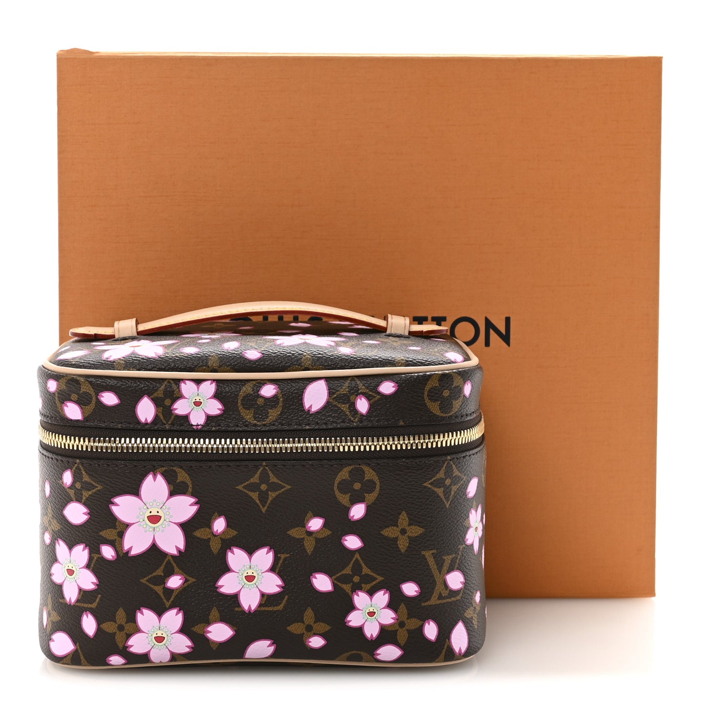 LV X TM Monogram Cherry Blossom Nice Mini Sakura Brown