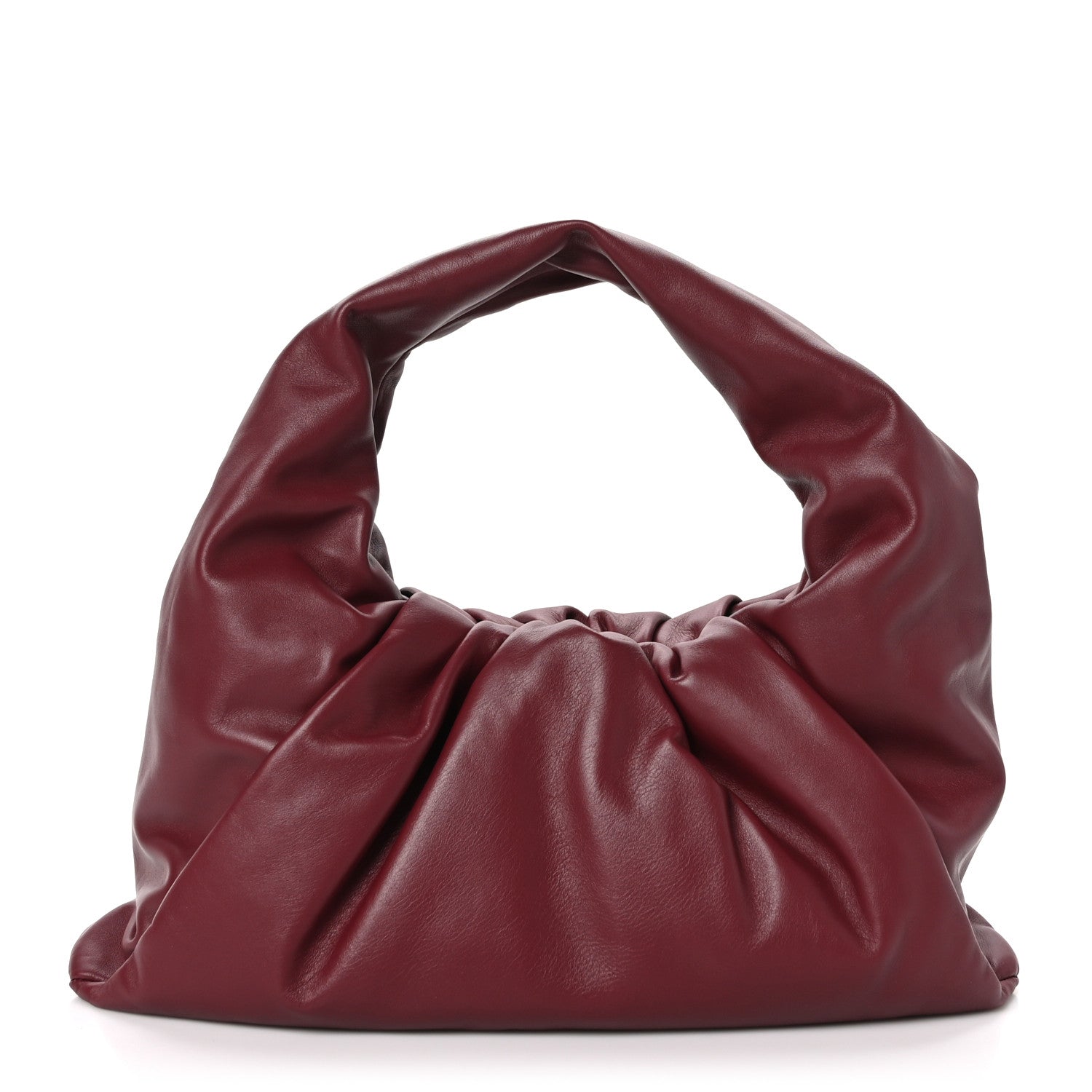 Bottega Veneta Smooth Butter Calfskin Small The Shoulder Pouch Dark Red 1 of 9