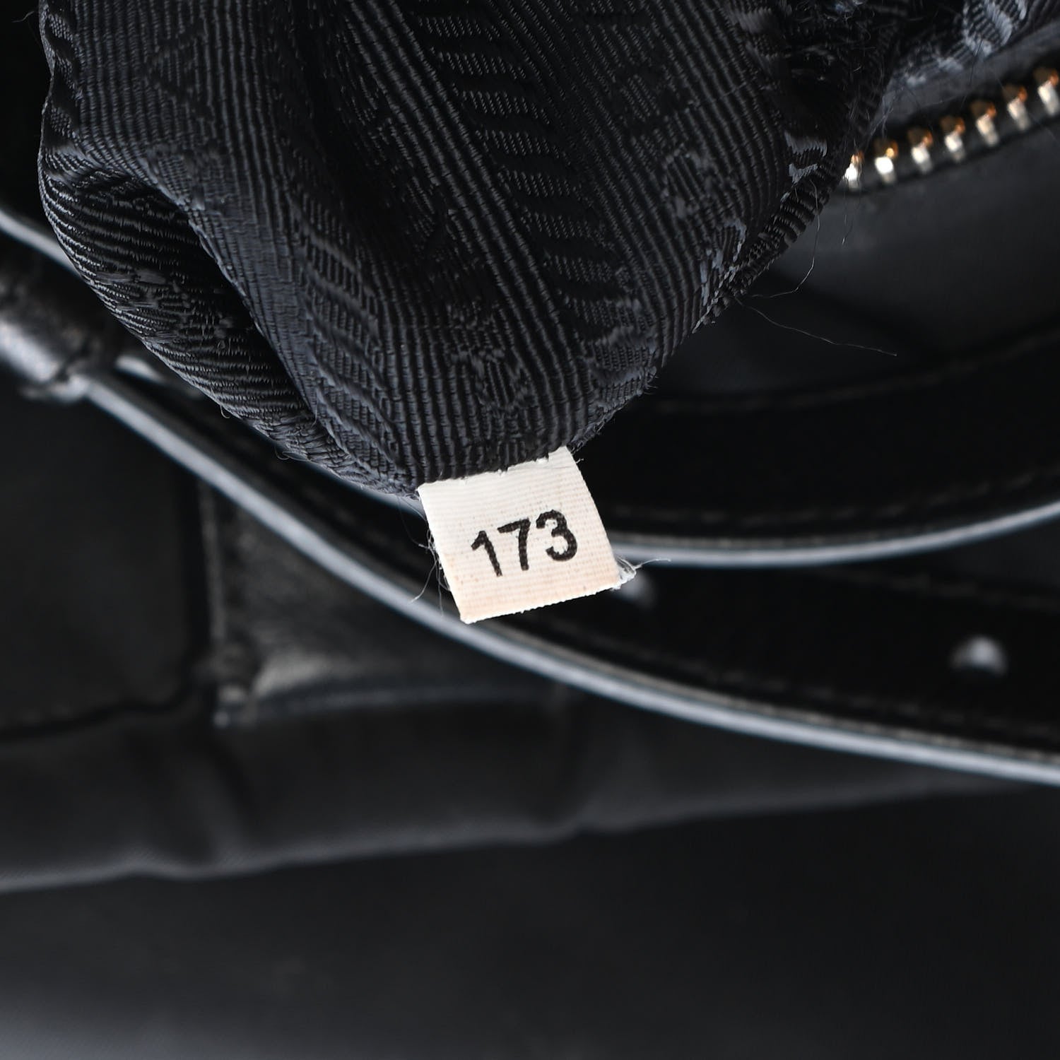 Prada Tessuto Nylon Saffiano Tote Black 6 of 9