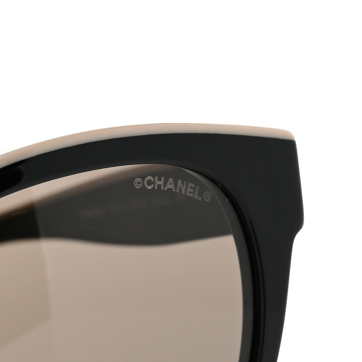 Acetate CC Butterfly Sunglasses 5414 Black Beige