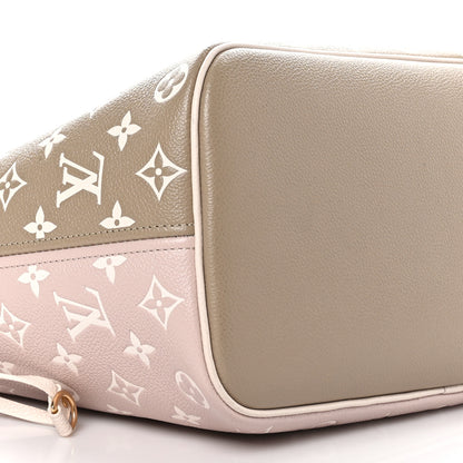Louis Vuitton Empreinte Monogram Spring In The City Neverfull MM Kaki Beige Cream 8 of 9