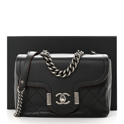 Chanel Grained Calfskin Archi Chic Flap Black 12 of 12