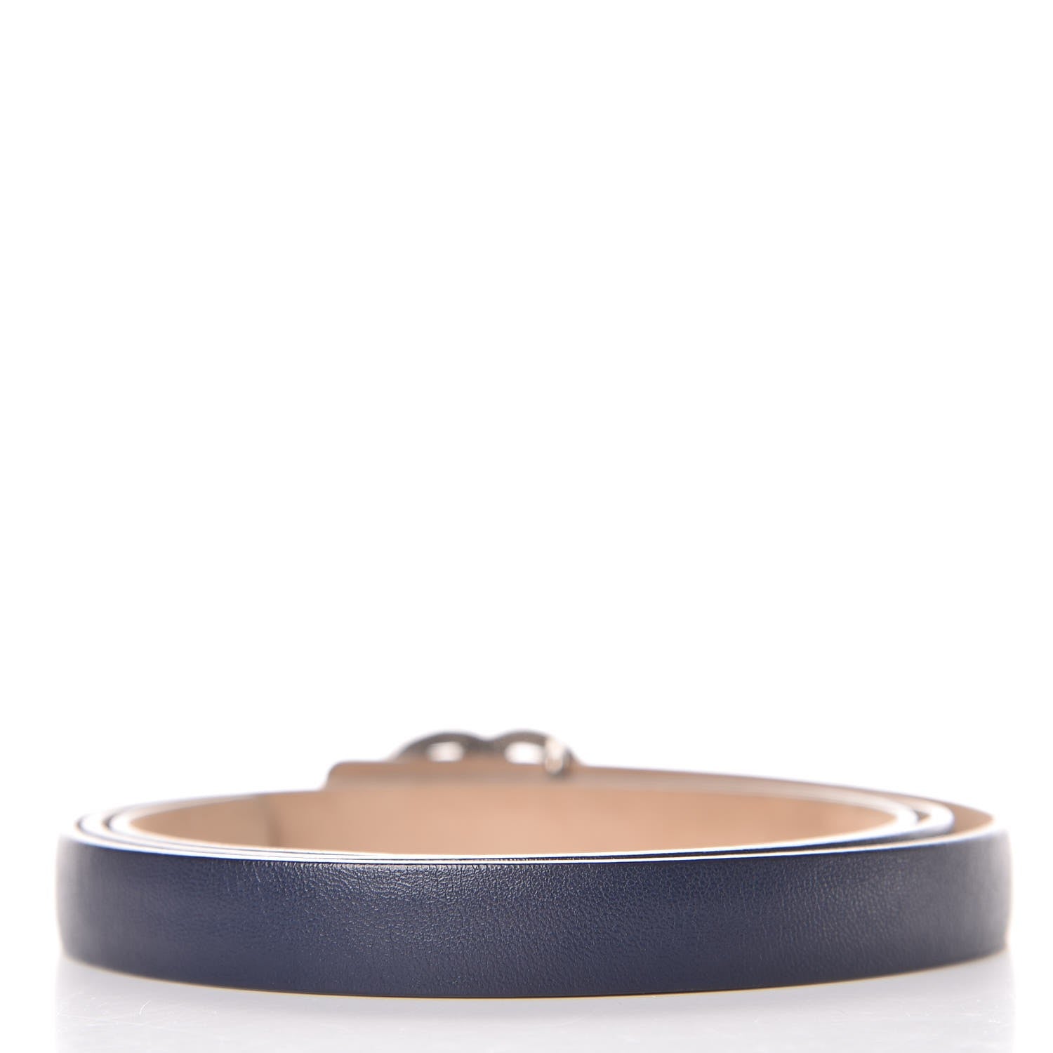 Chanel Baguette Crystal Lambskin CC Belt 90 36 Blue 4 of 9