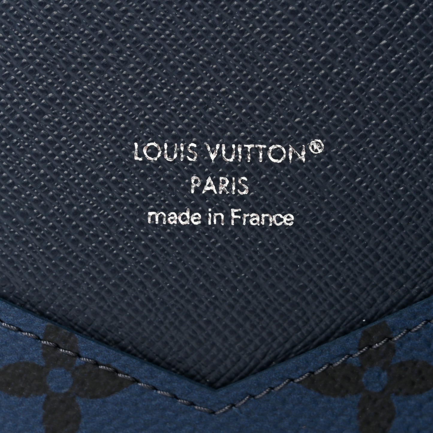 Monogram Forest Passport Cover Navy