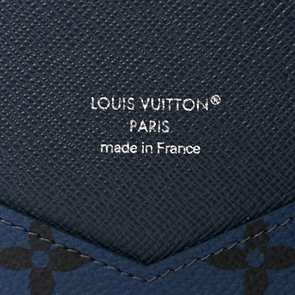 Louis Vuitton Monogram Forest Passport Cover Navy 6 of 8