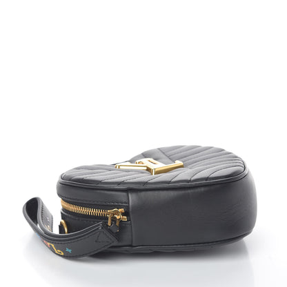 Louis Vuitton Calfskin New Wave Heart Bag Black 3 of 6