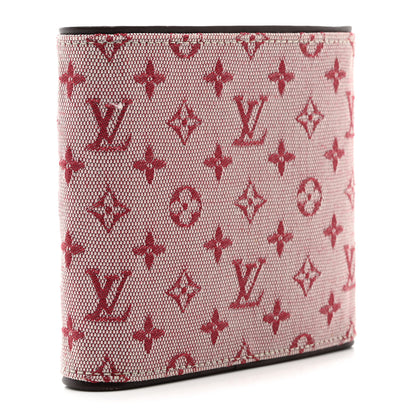 Louis Vuitton Mini Monogram Lin Compact Wallet Cherry 3 of 7