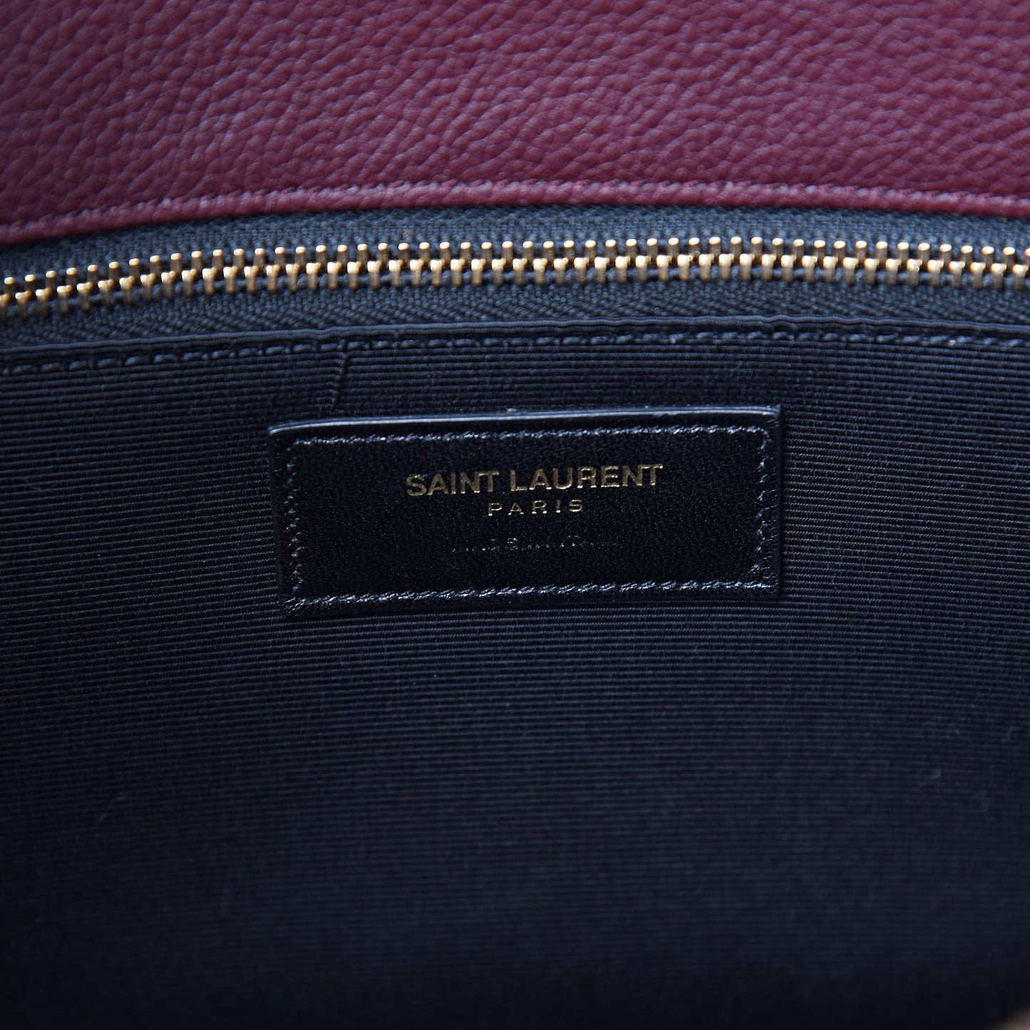 Grained Calfskin Small Classic Sac De Jour Bordeaux