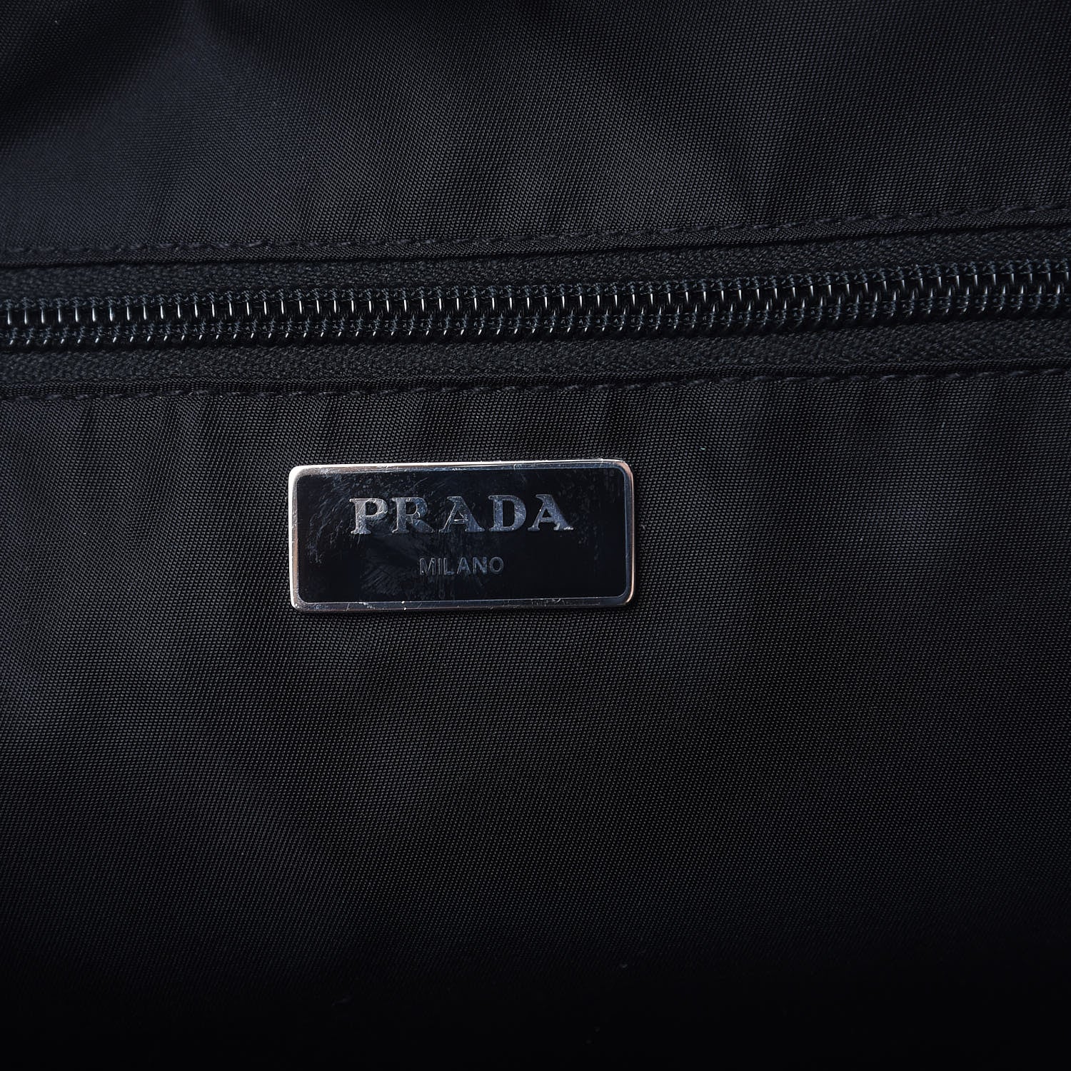 Prada Nylon Montagna Double Buckle Backpack Black 6 of 10