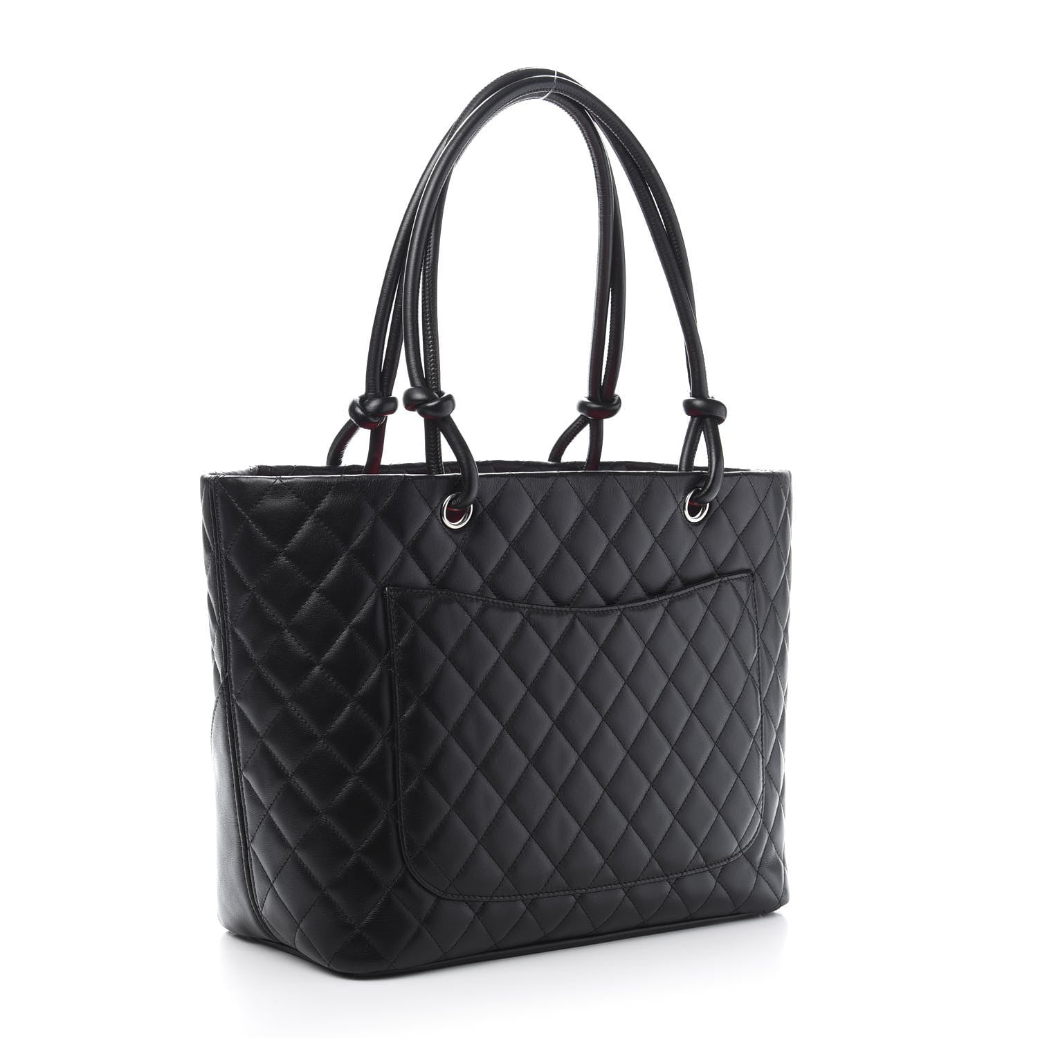 Chanel Calfskin Quilted Large Cambon Tote Black 2 of 12
