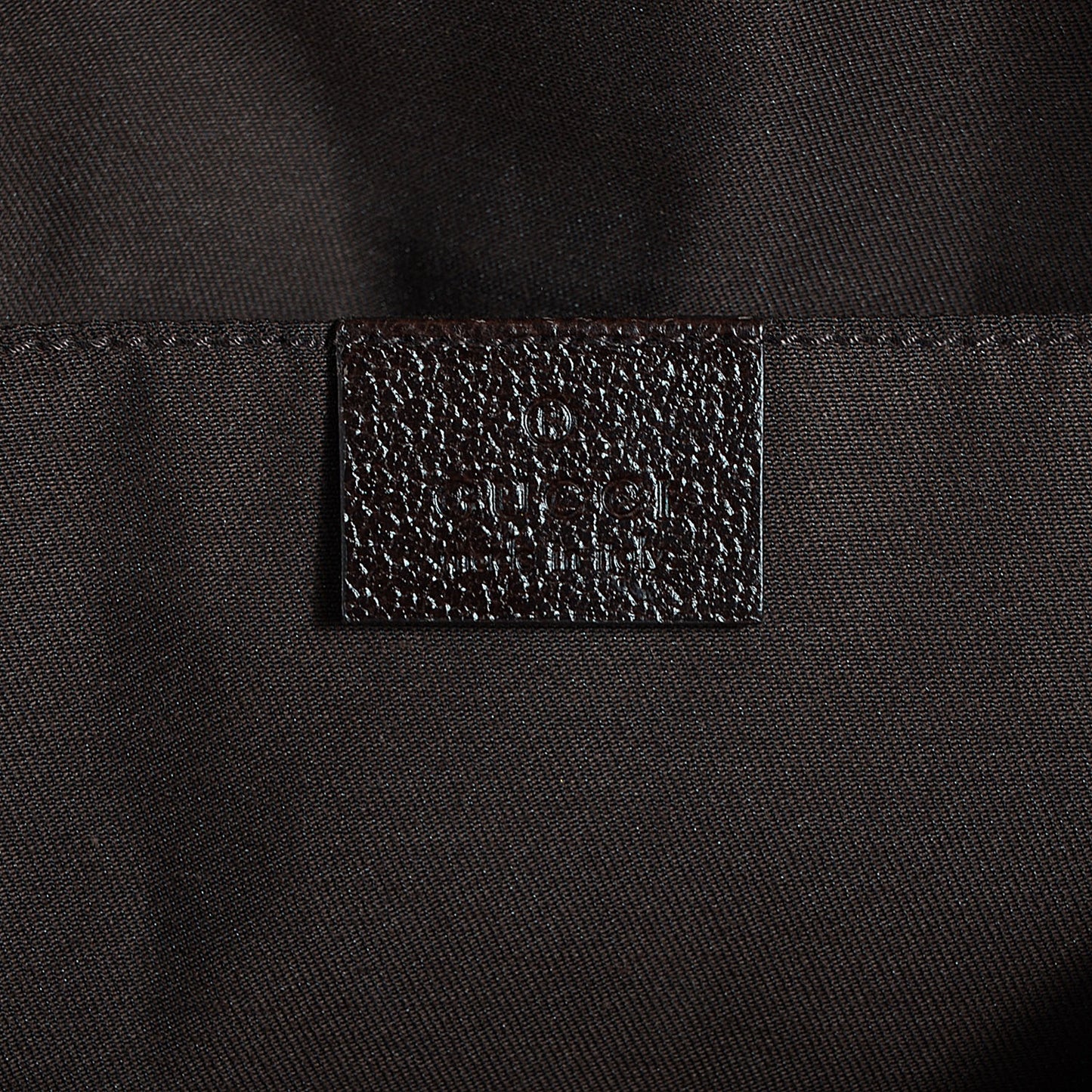 GG Monogram Medium Web Handle Vertical Tote Bag Dark Brown