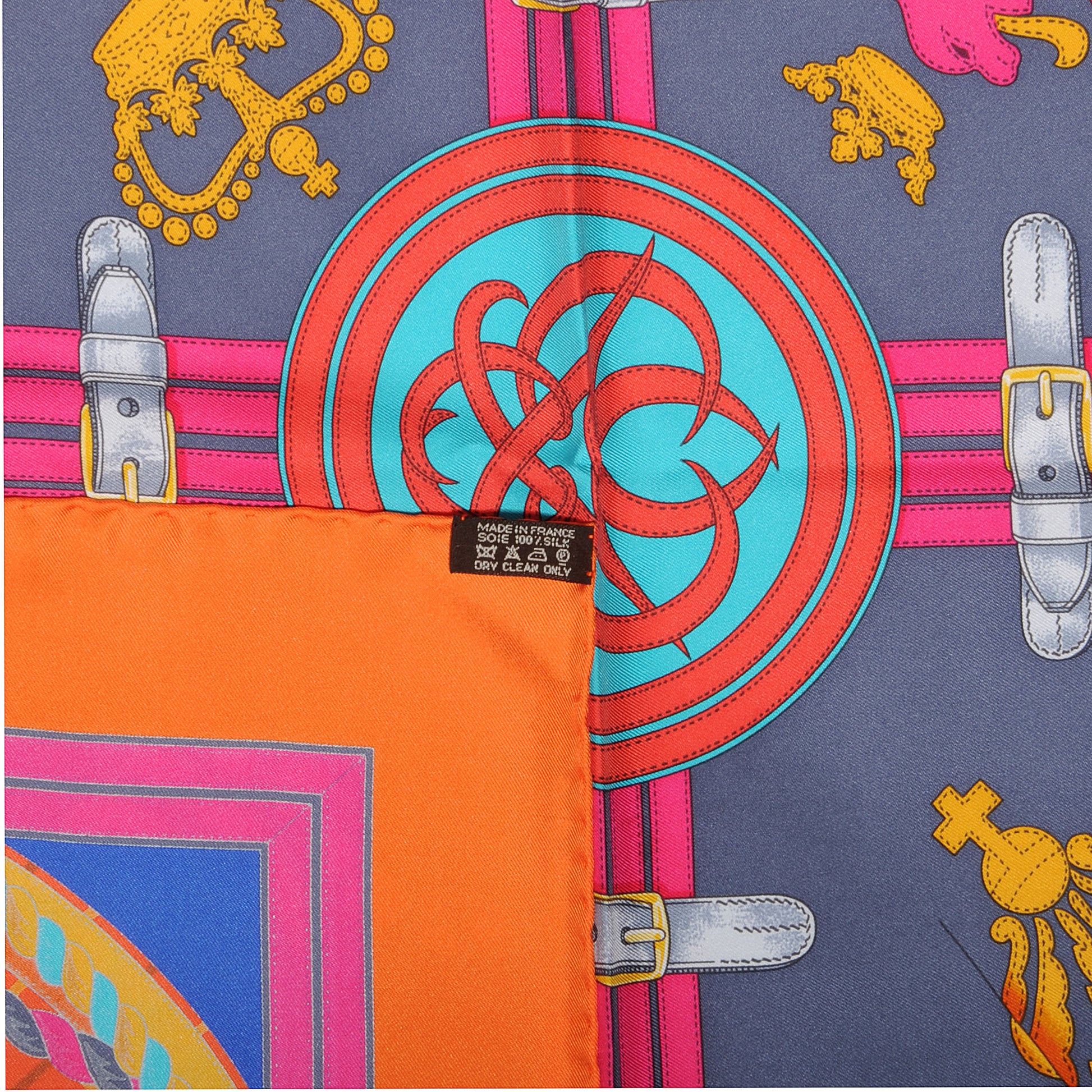 Hermes Silk Grande Tenue Scarf 90 4 of 4