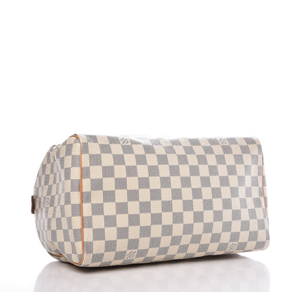 Louis Vuitton Damier Azur Speedy 30 4 of 10