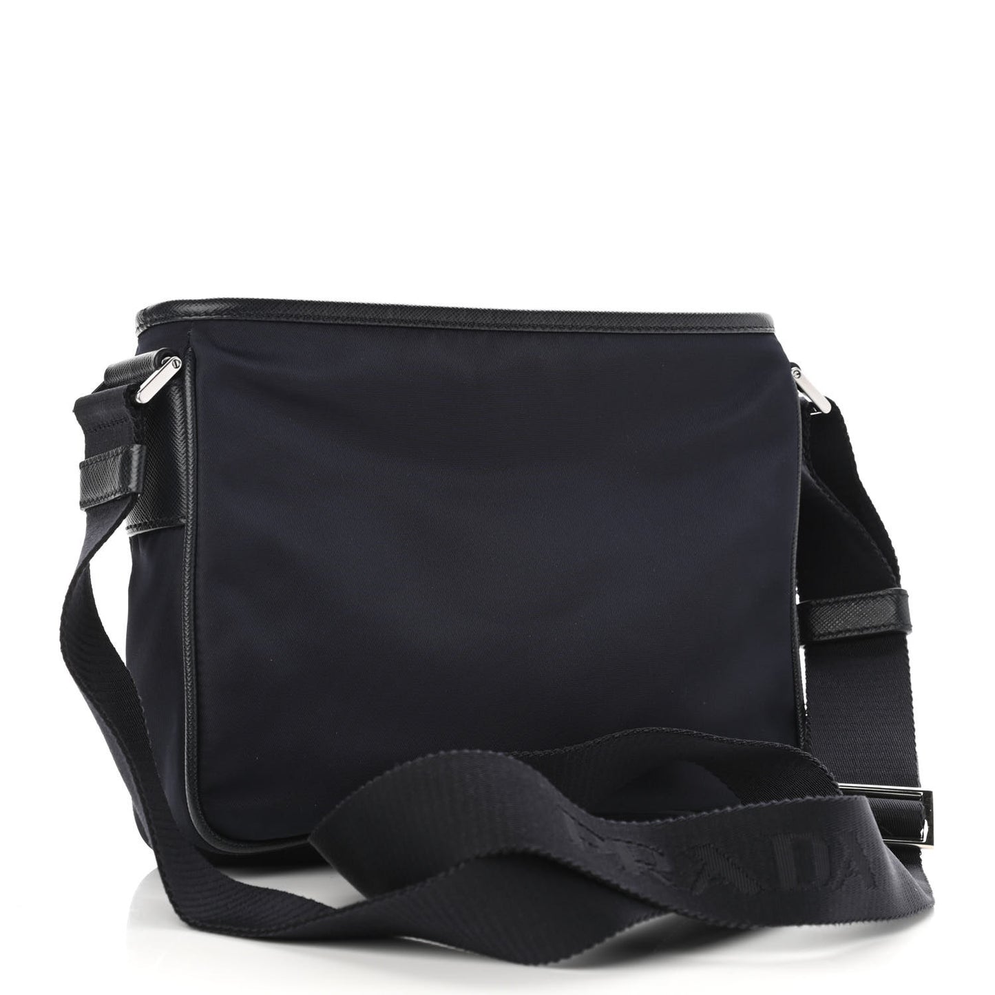 Tessuto Nylon Saffiano Messenger Bag Baltico