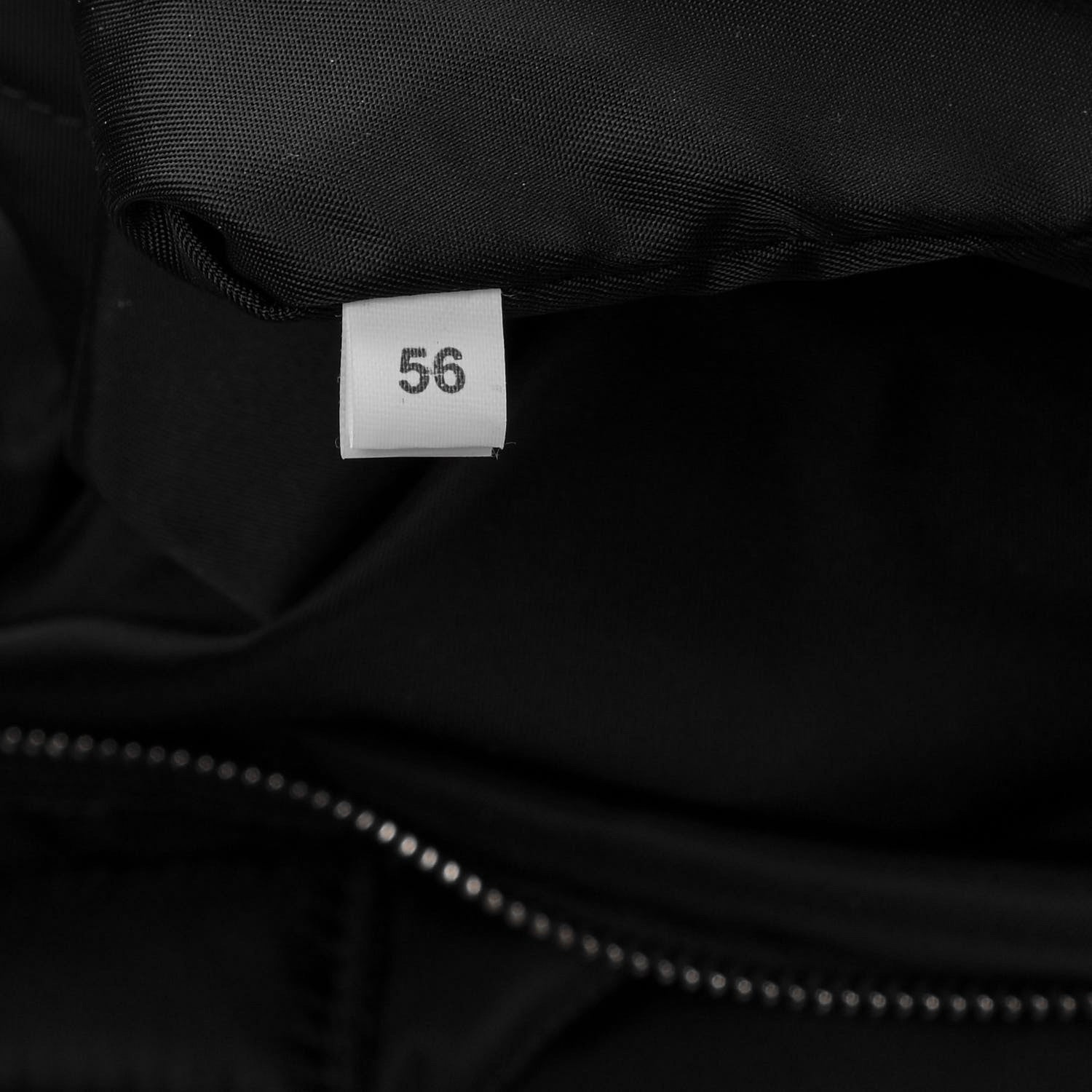 Prada Re-Nylon Triangle Padded Logo Tote Black 8 of 13