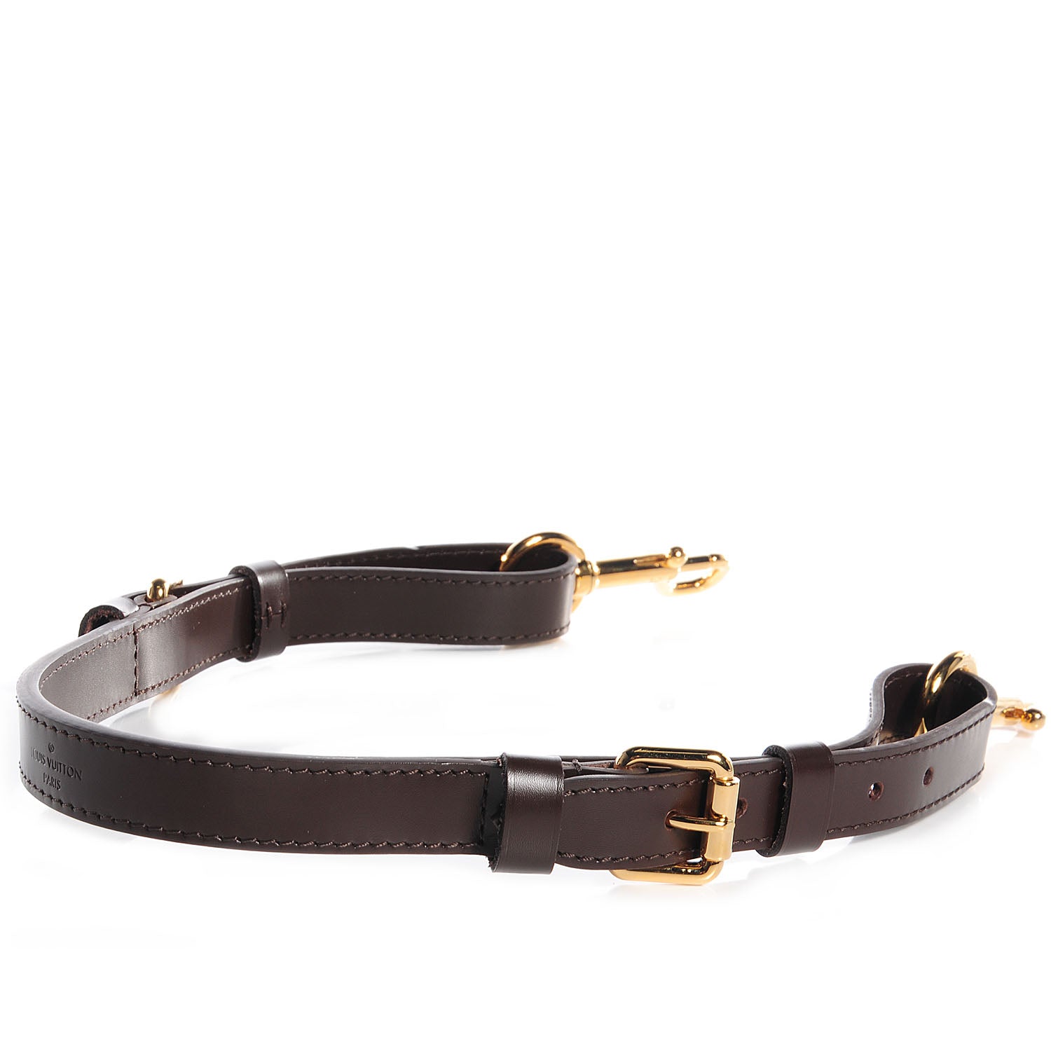 Louis Vuitton Leather Adjustable Trevi Strap Brown 3 of 6