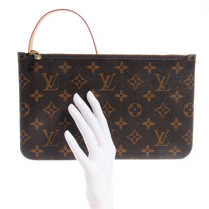 Louis Vuitton Monogram Neverfull MM GM Pochette Fuchsia 2 of 7