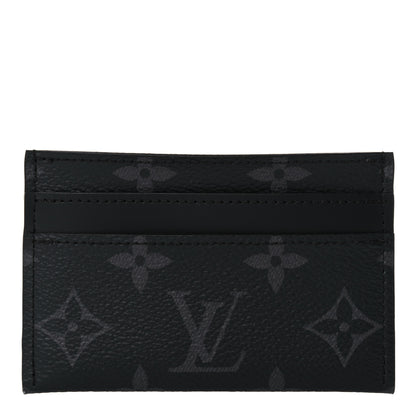 Louis Vuitton Monogram Eclipse Porte-Cartes Double Card Holder 1 of 9
