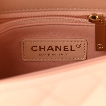 Chanel Caviar Quilted Mini Coco Handle Flap Light Pink 5 of 10