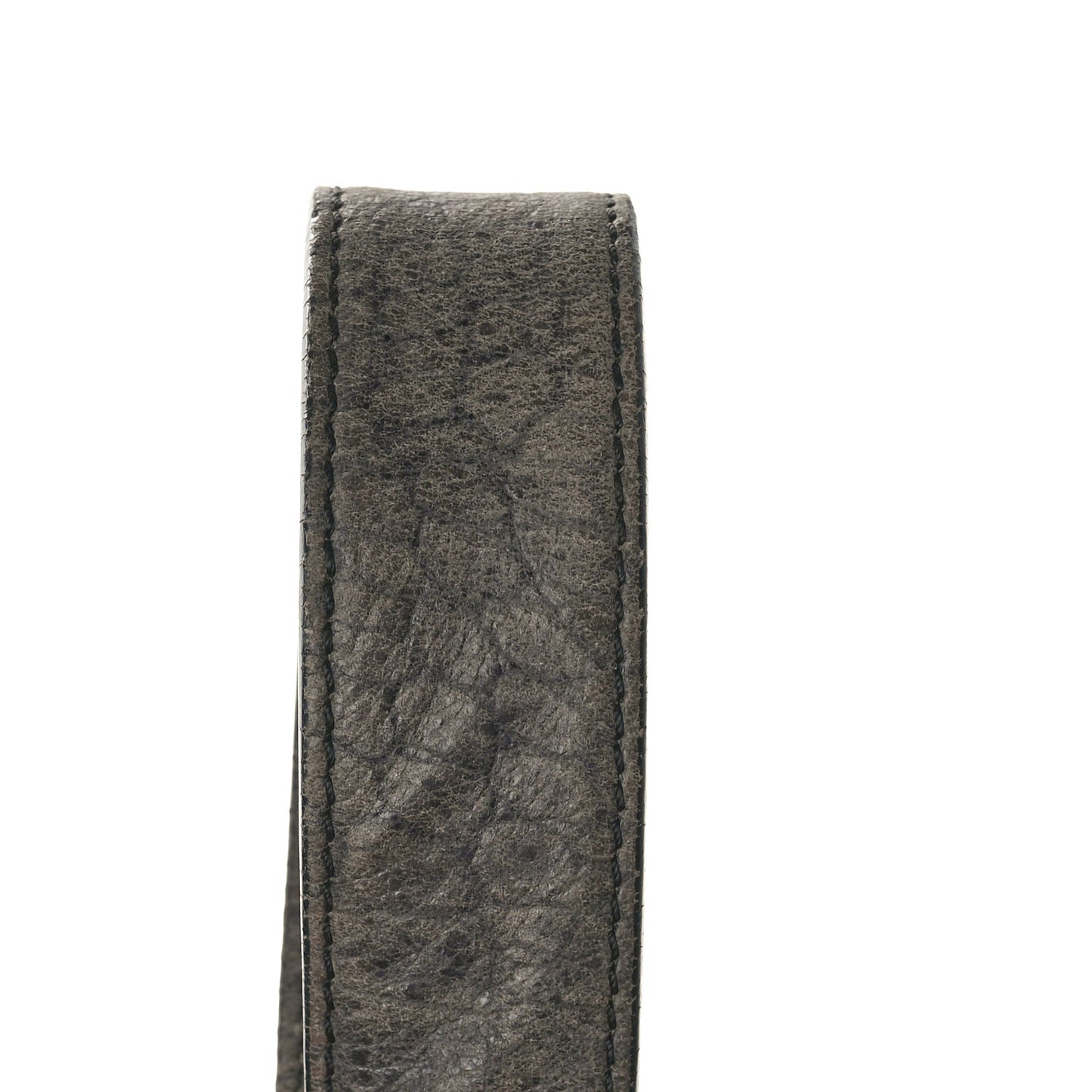 Nubuck Crocodile Embossed Medium Antigona Washed Black