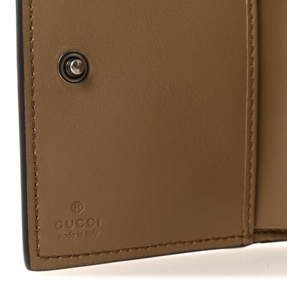Gucci GG Supreme Monogram Dionysus Card Case Wallet Beige Taupe Beige Taupe 6 of 7